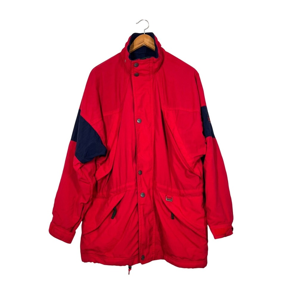 Vintage HEAD Snowboarding Jacket Men's Sz M Fleece‎ Lined Winter Skiing Full Zip